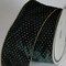 The Ribbon People Hunter Green Polka Dotted Wired Craft Ribbon 4" x 20 Yards